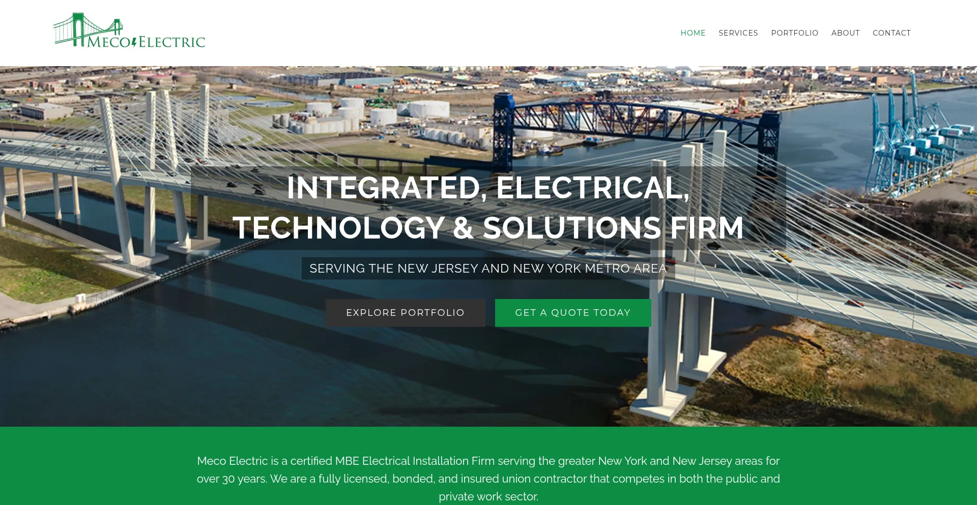 Website screenshot of Mecoelec.com