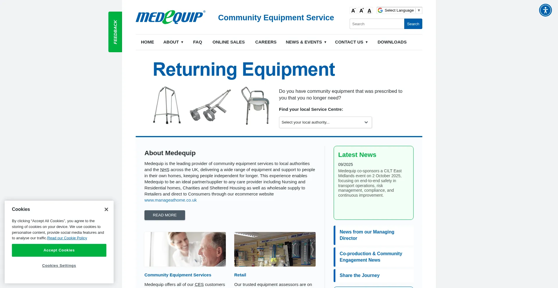 Medequipuk.com é Seguro e Confiável?