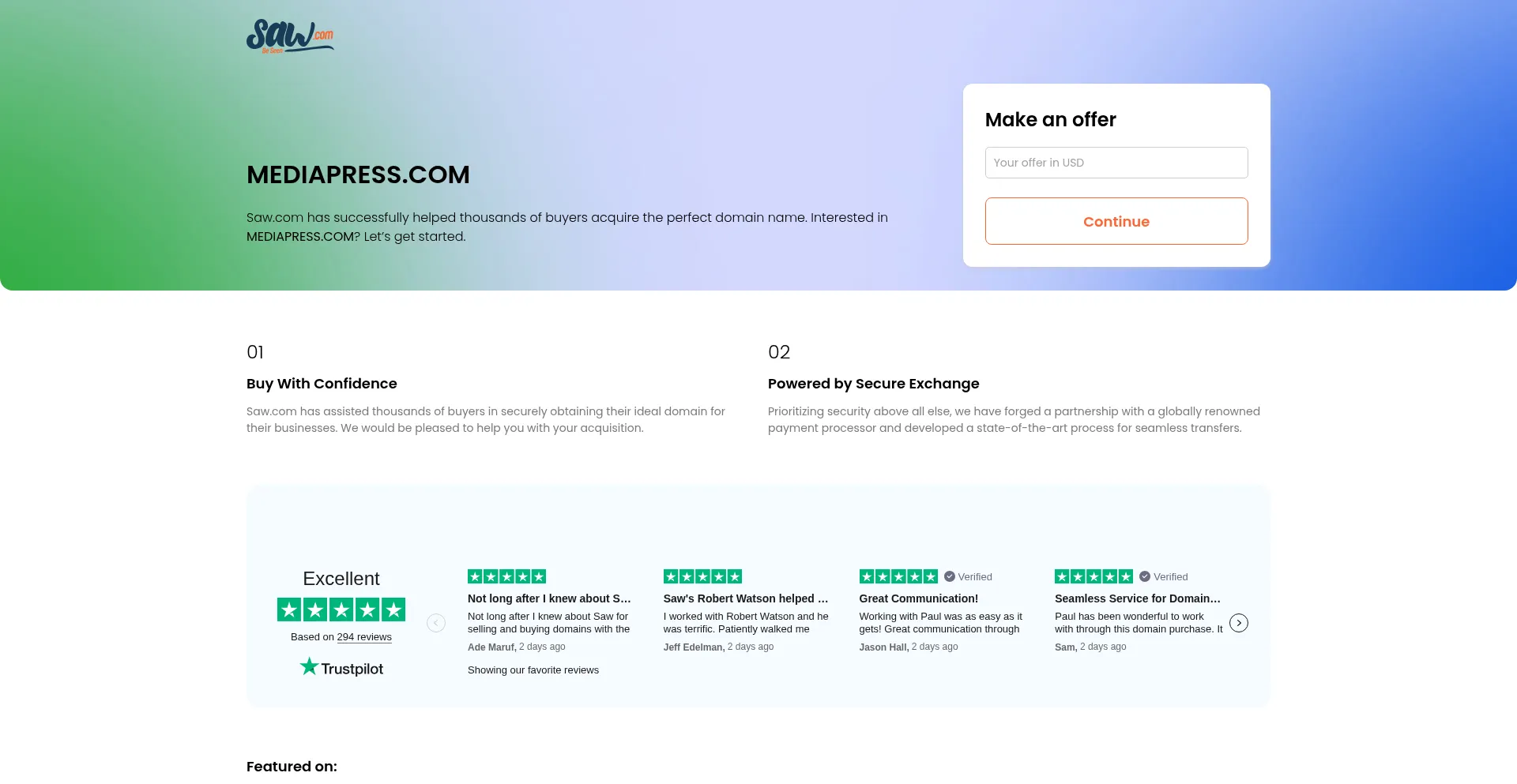Mediapress.com Screenshot