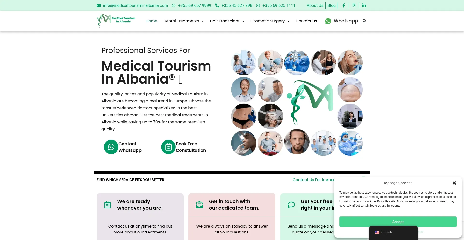 Medicaltourisminalbania.com