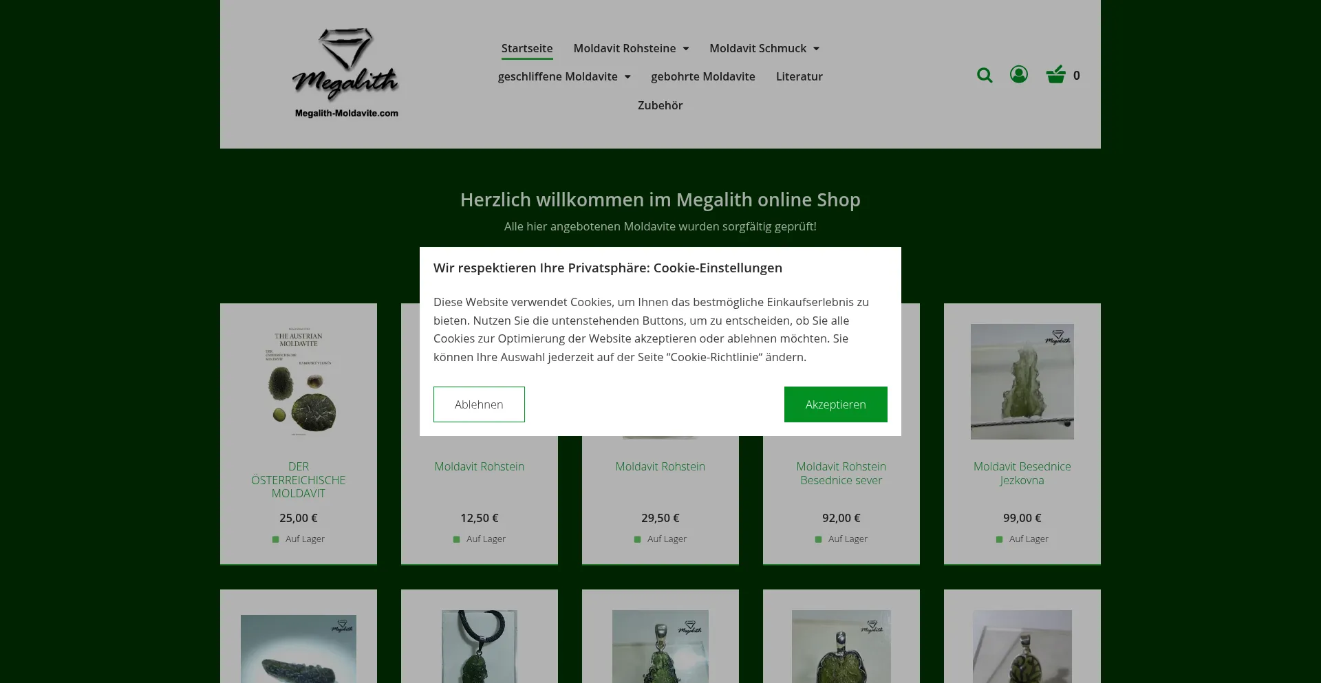 Megalith-moldavite.com é Seguro e Confiável?