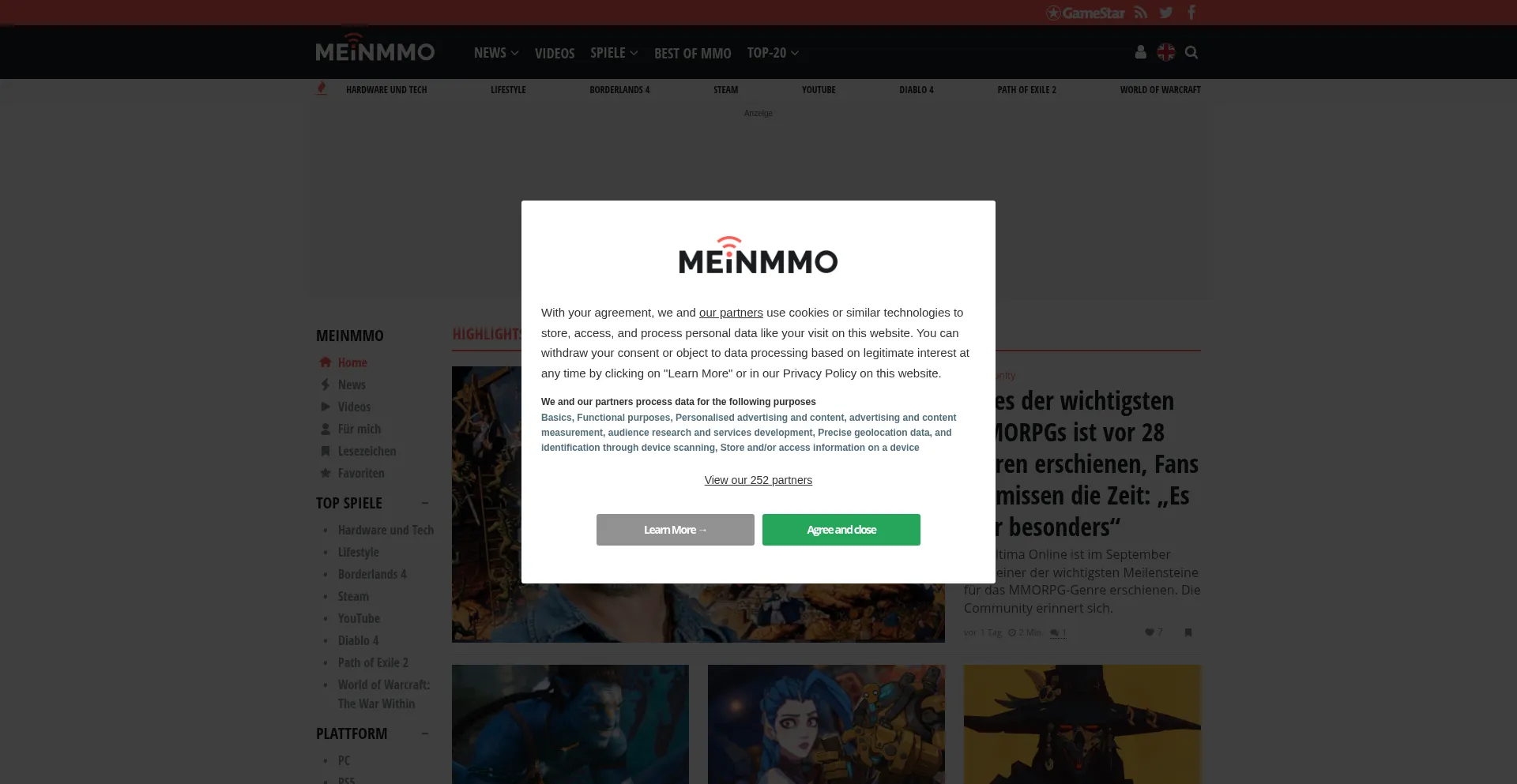 Mein-mmo.de Screenshot