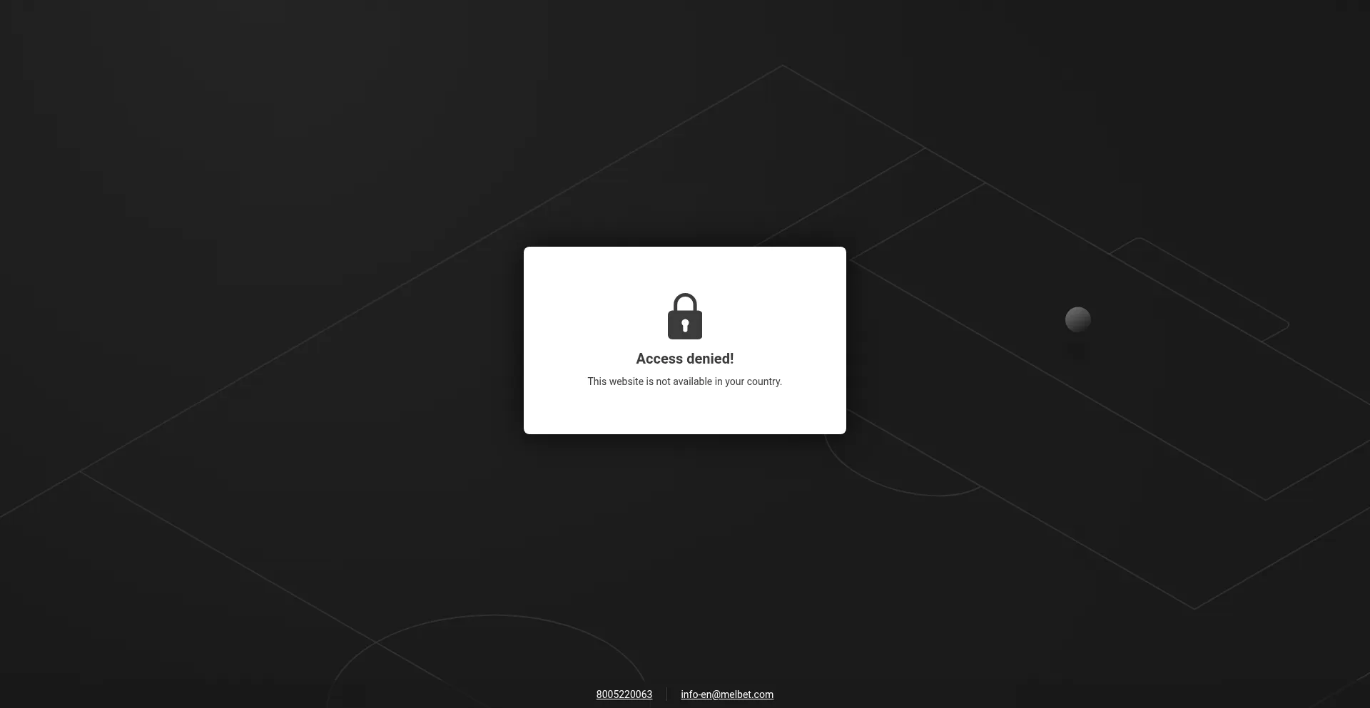 Website screenshot of Melbet-mx.com