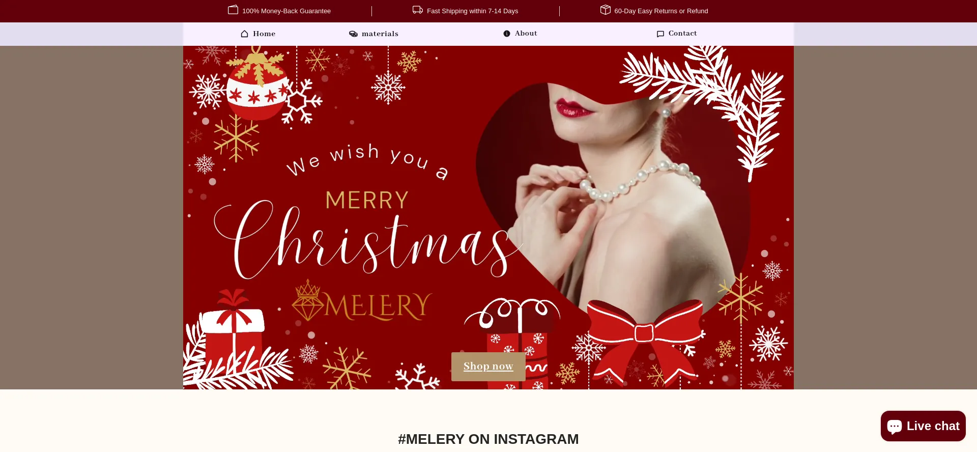 Website screenshot of Melery.co