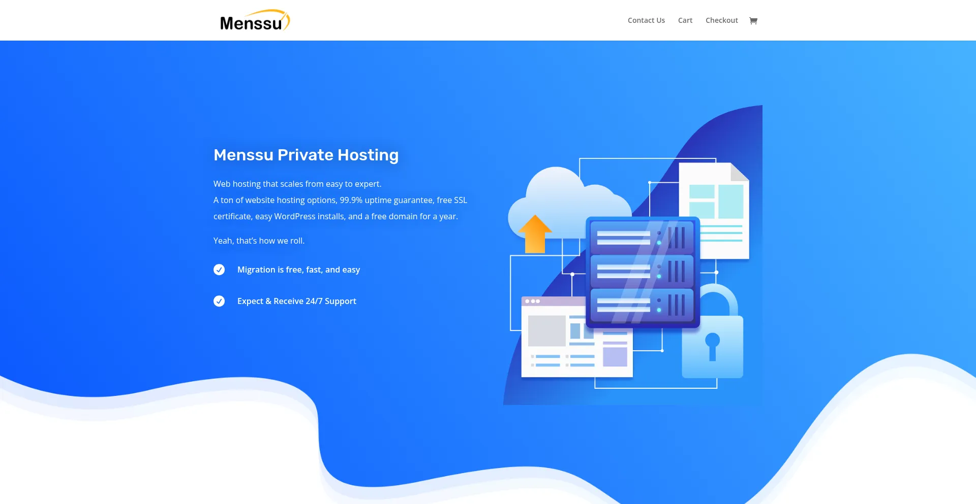 Website screenshot of Menssupay.com
