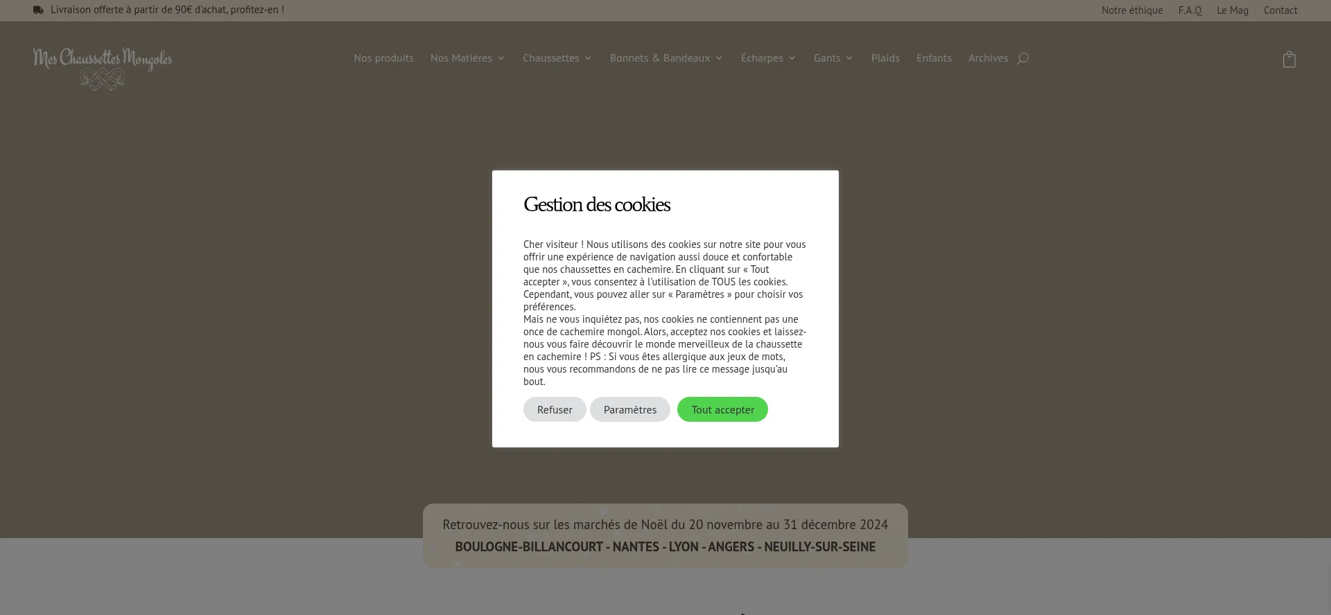 Meschaussettesmongoles.com