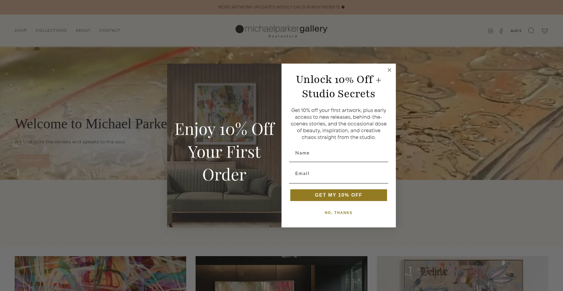Michaelparkergallery.com.au é Seguro e Confiável?