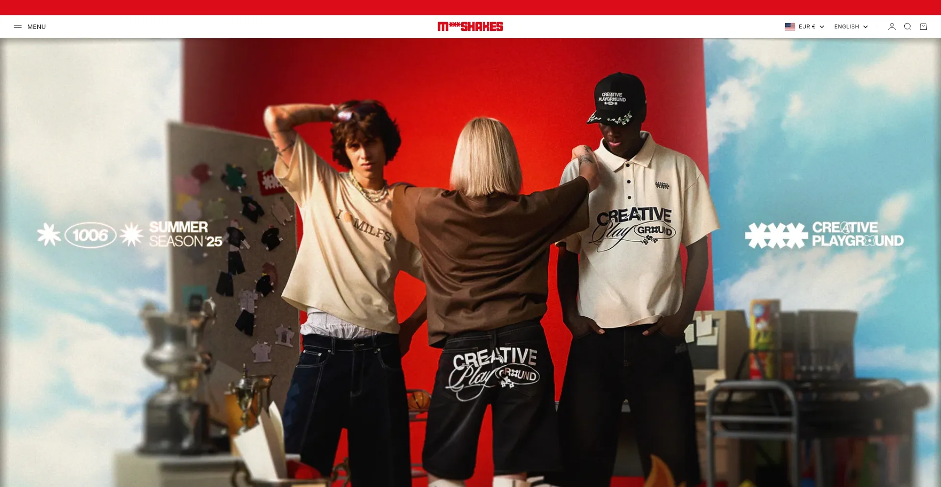Website screenshot of Milfshakes.es