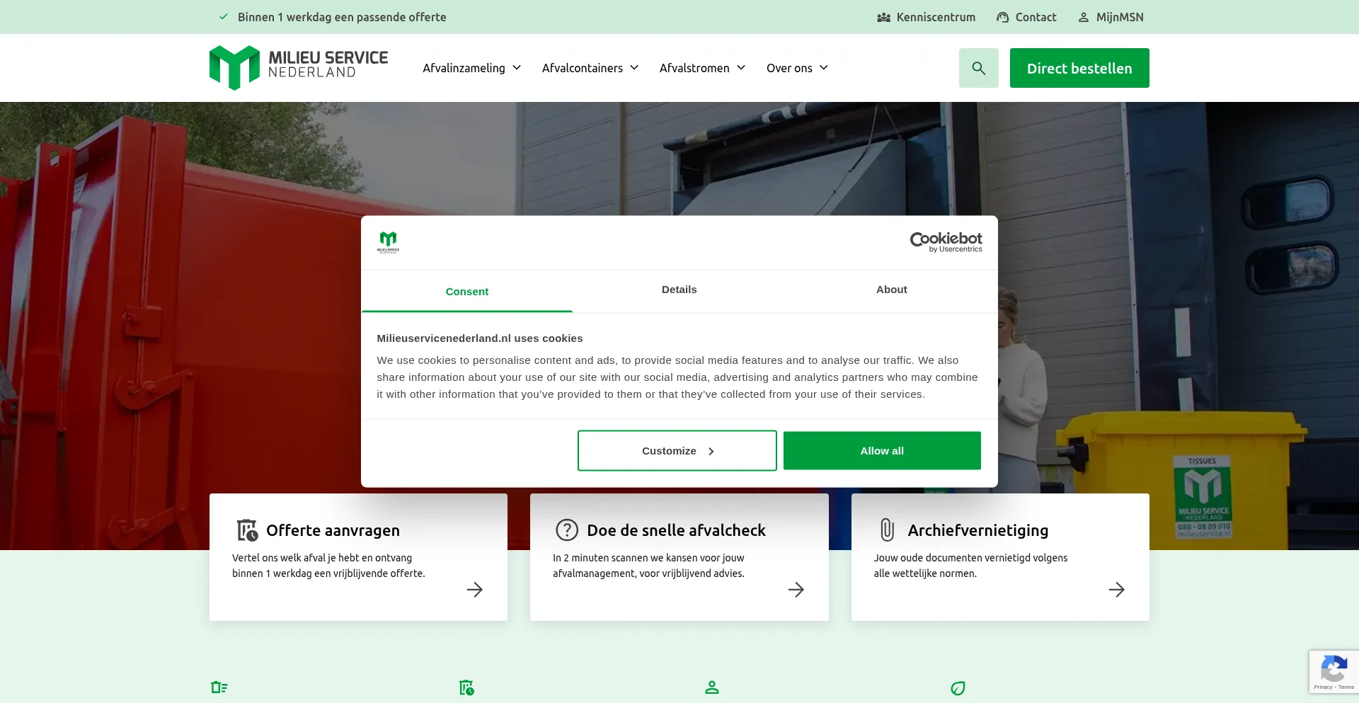 Milieuservice.nl é Seguro e Confiável?
