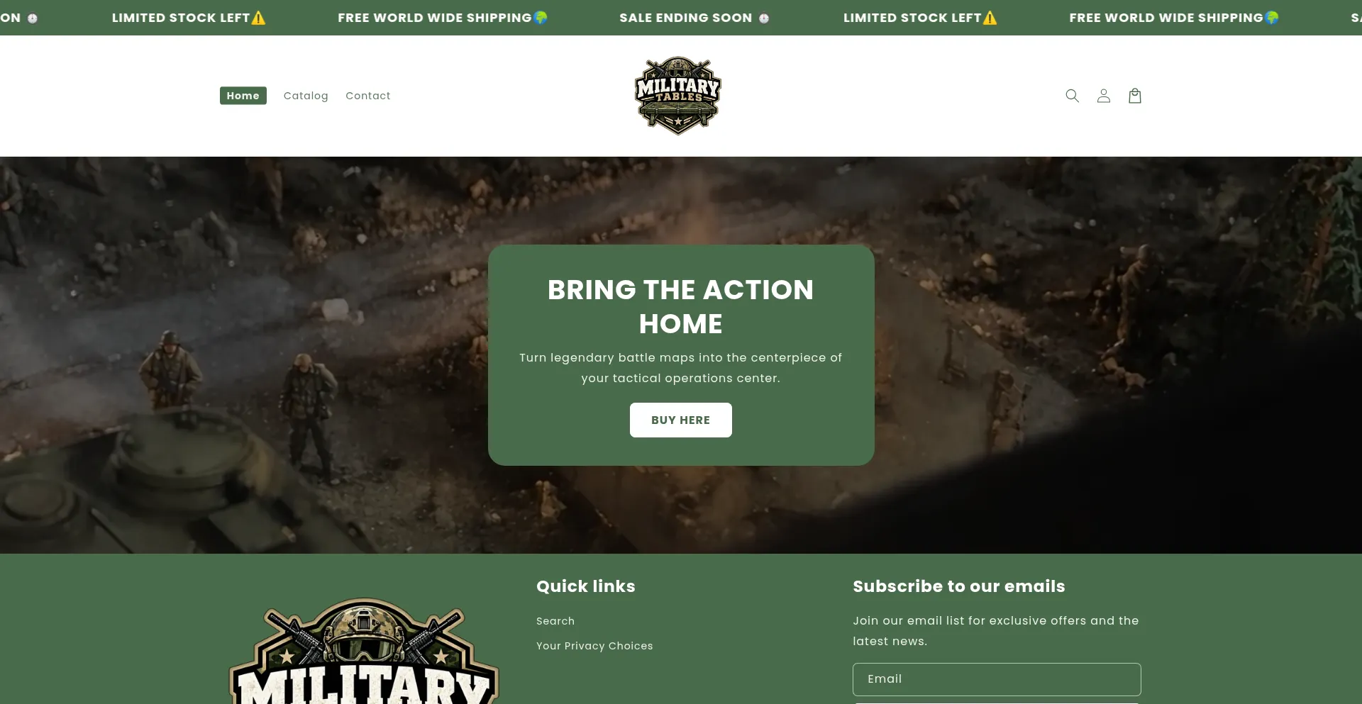 Militarytables.com