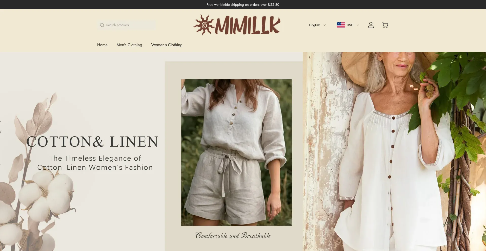 Mimillk.com Screenshot