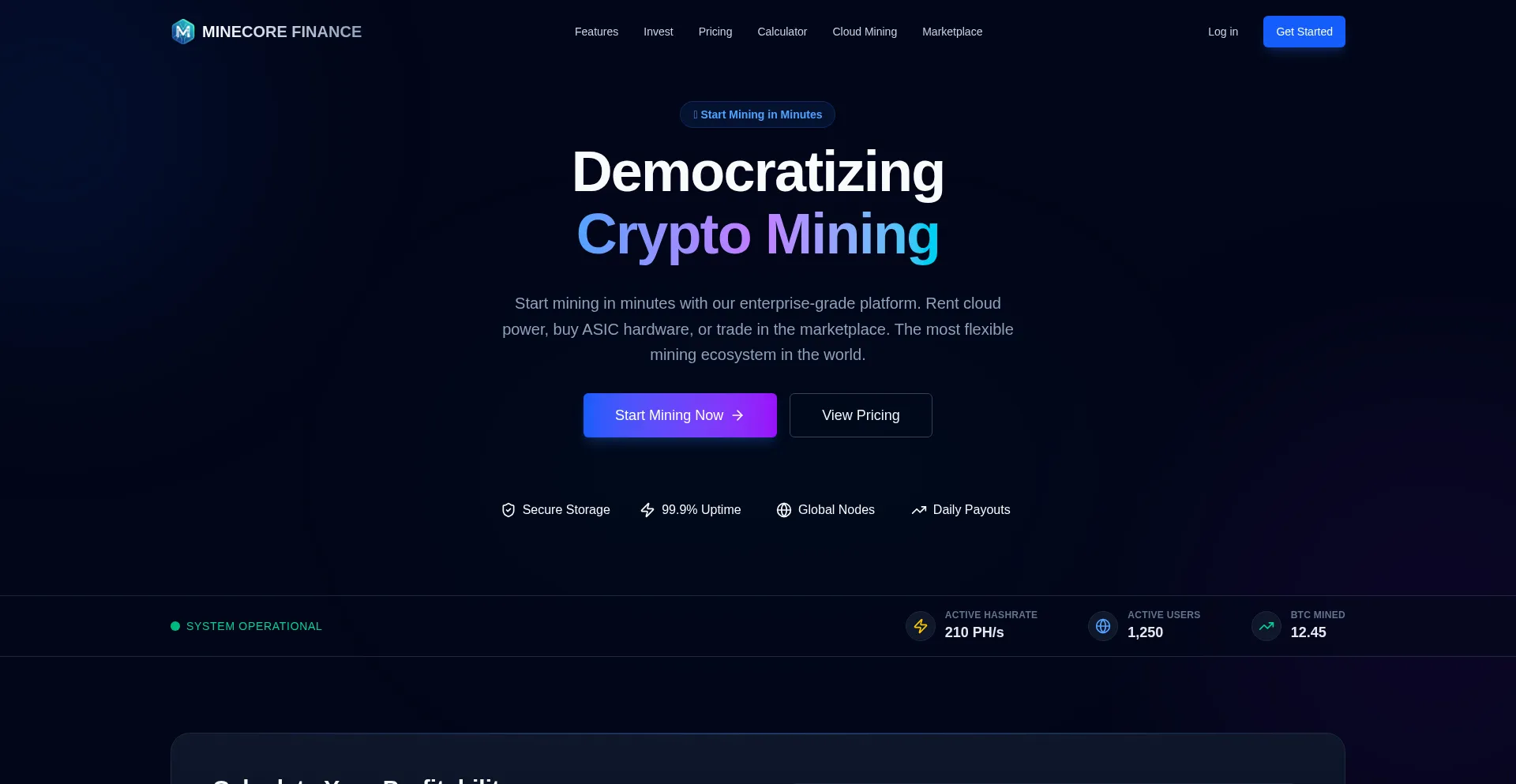 Minecorefinance.com