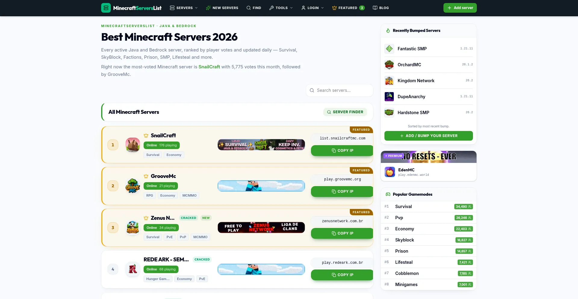 Minecraftservers-list.com