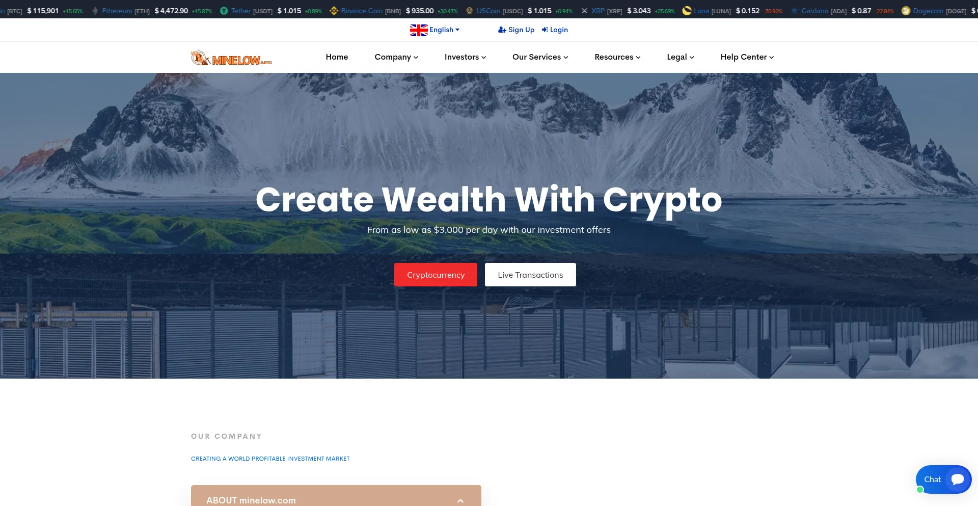 Minelow.com é Seguro e Confiável?
