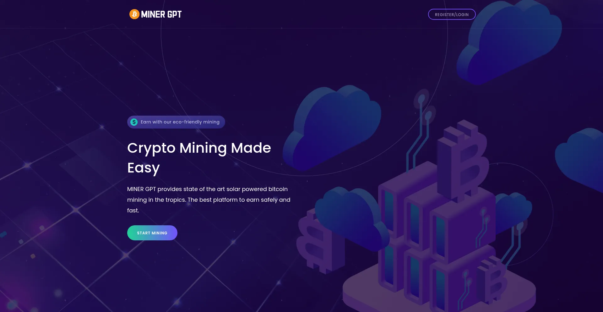 Website screenshot of Minerone.vip