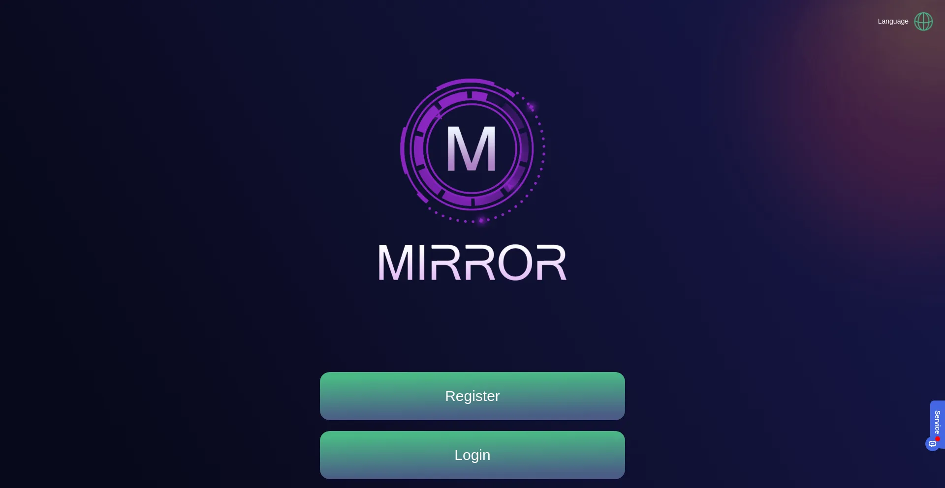 Website screenshot of Mirjz.com