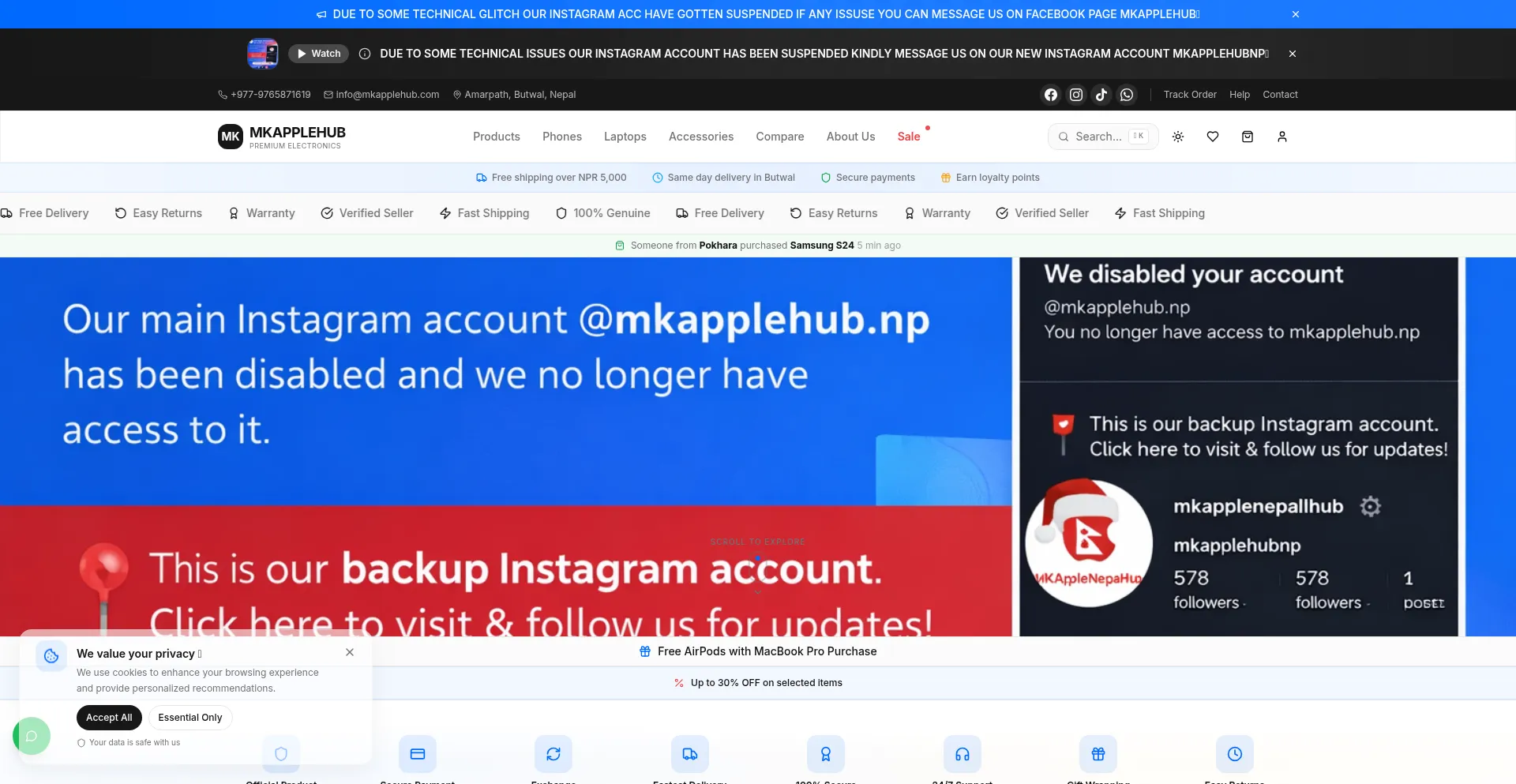 Mkapplehubnp.com