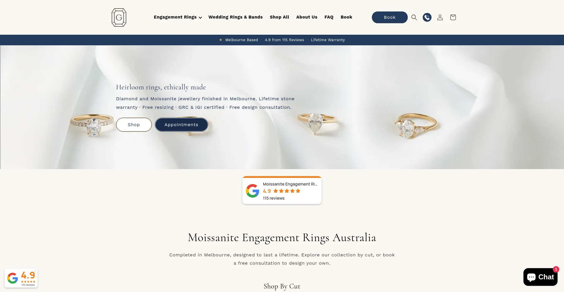Moissaniteengagementrings.com.au