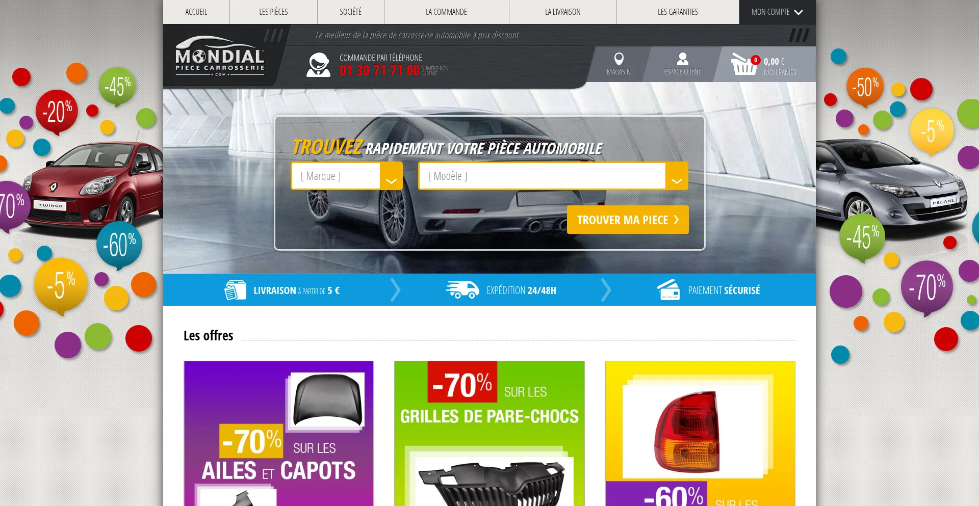 Mondial-piece-carrosserie.com
