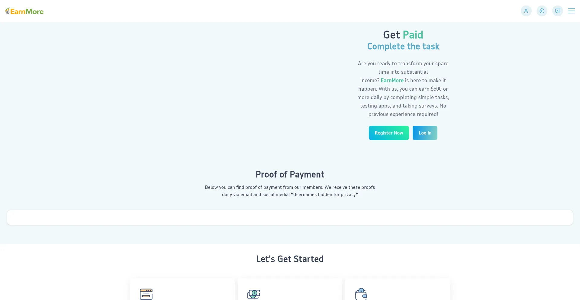 Website screenshot of Monyeveryday-csssfo.top