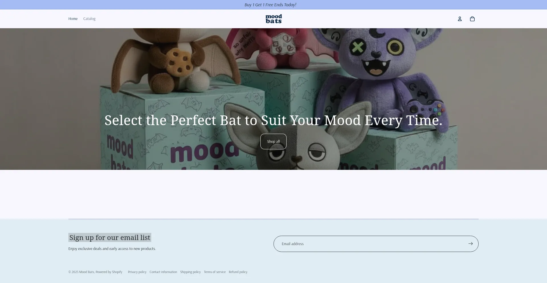 Moodbats.com Screenshot