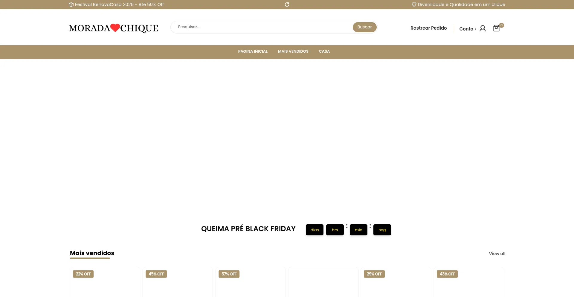 Website screenshot of Moradachique.com