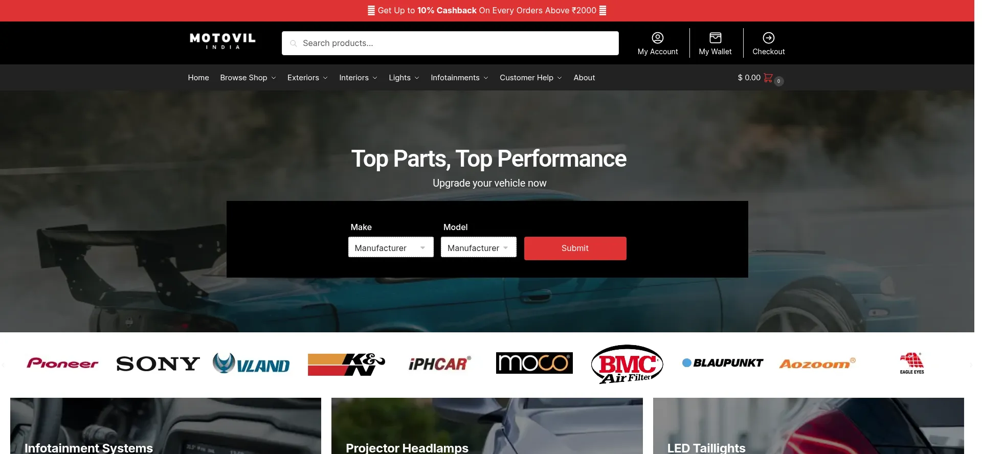 Motovil.com Screenshot