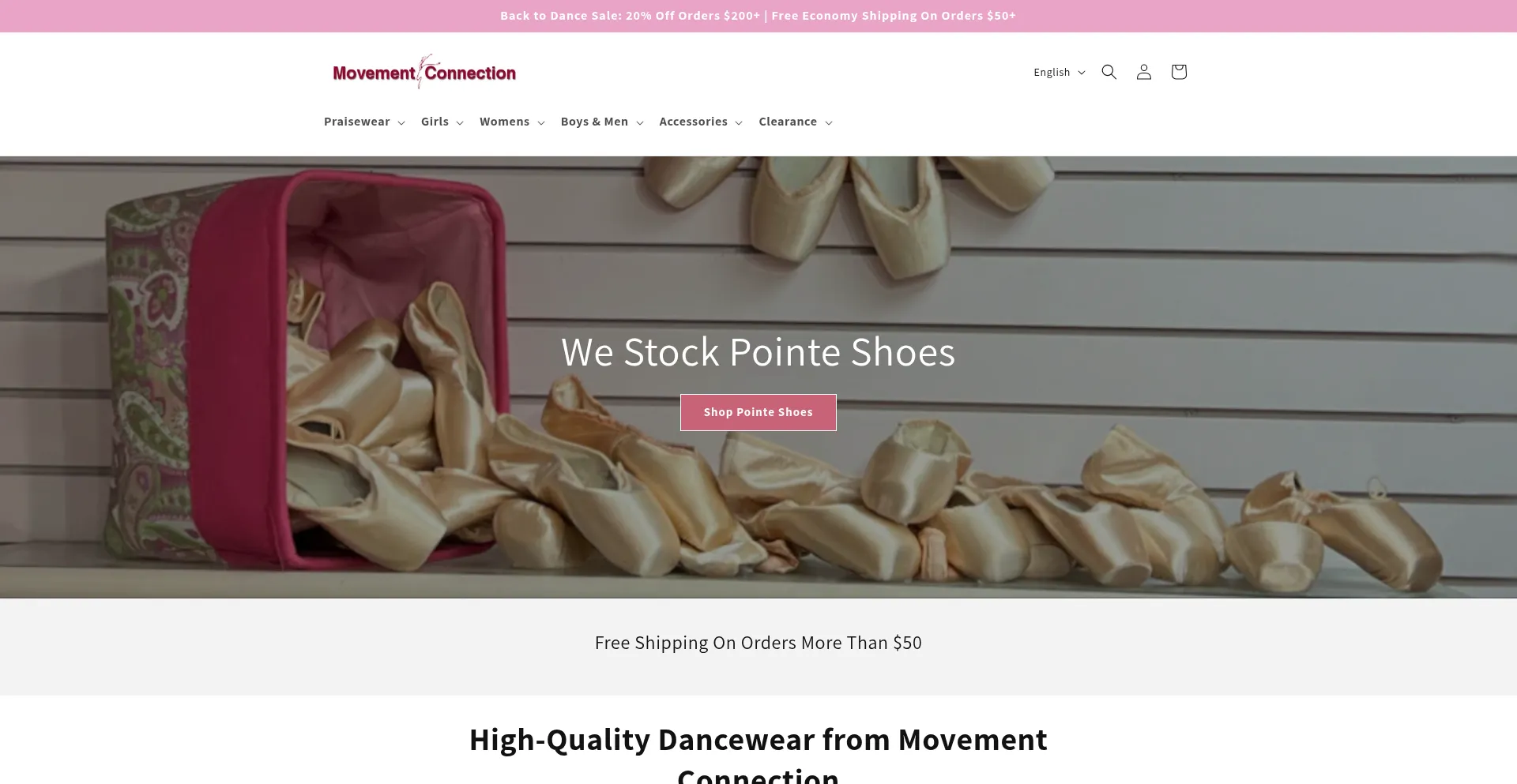 Movementconnection.com Screenshot