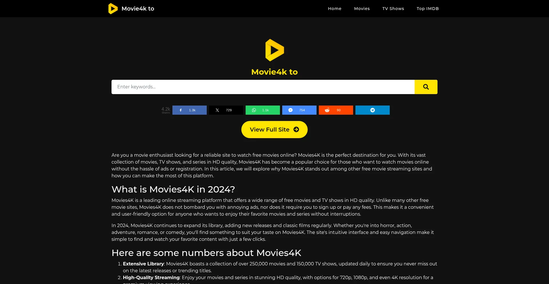 Movies4kto.my Screenshot