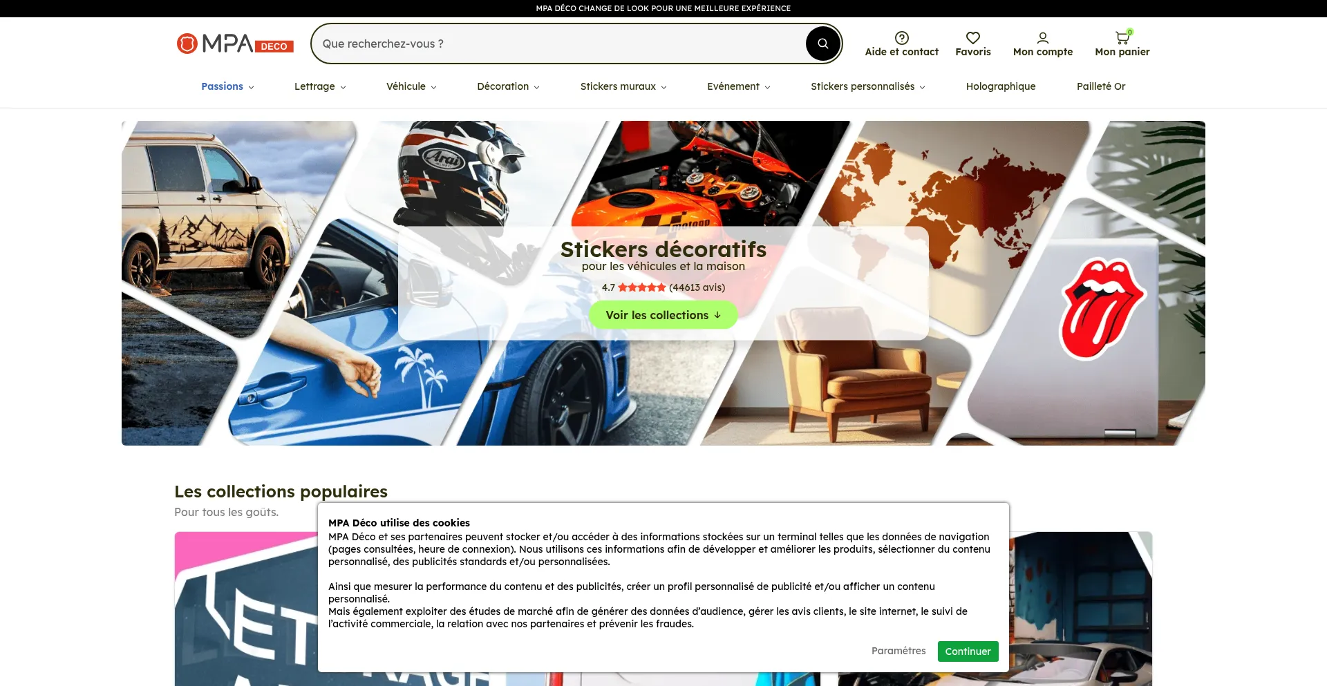 Website screenshot of Mpadeco.com
