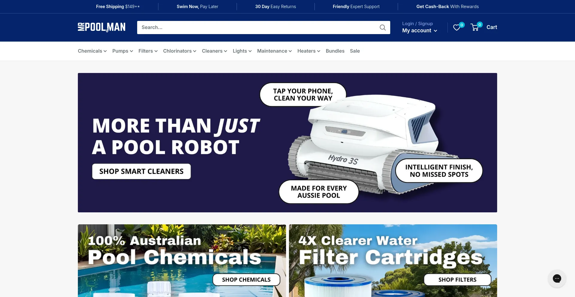 Mrpoolman.com.au Screenshot