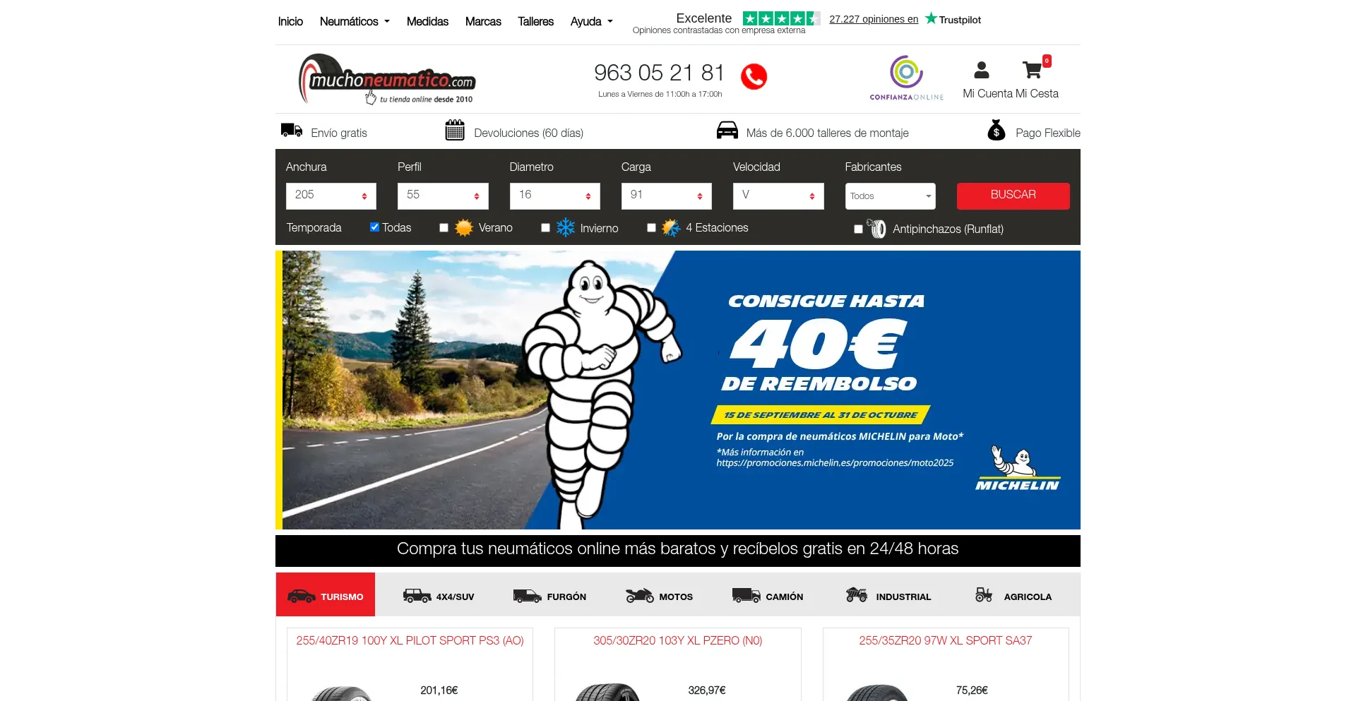 Muchoneumatico.com é Seguro e Confiável?