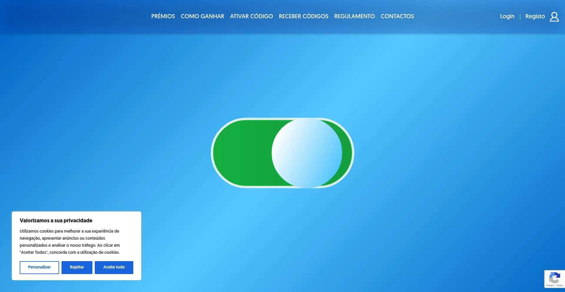 Website screenshot of Mudareganhar.pt