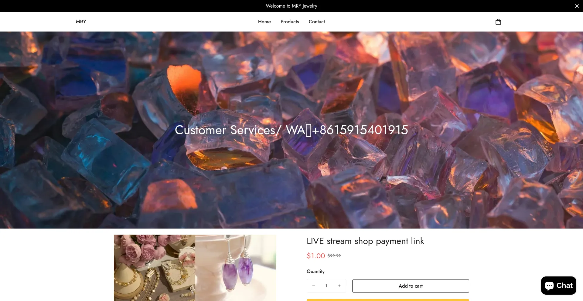 Muranyaojewelry.com Screenshot