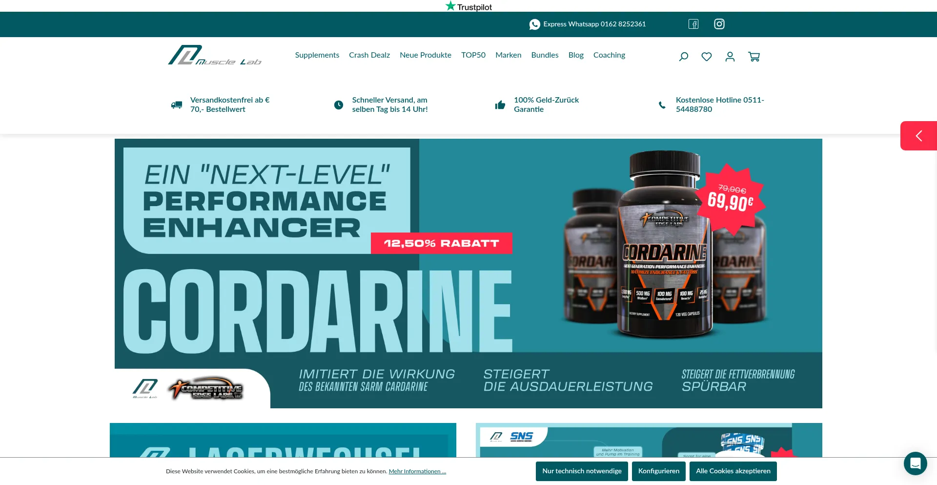 Muscle-lab.de é Seguro e Confiável?