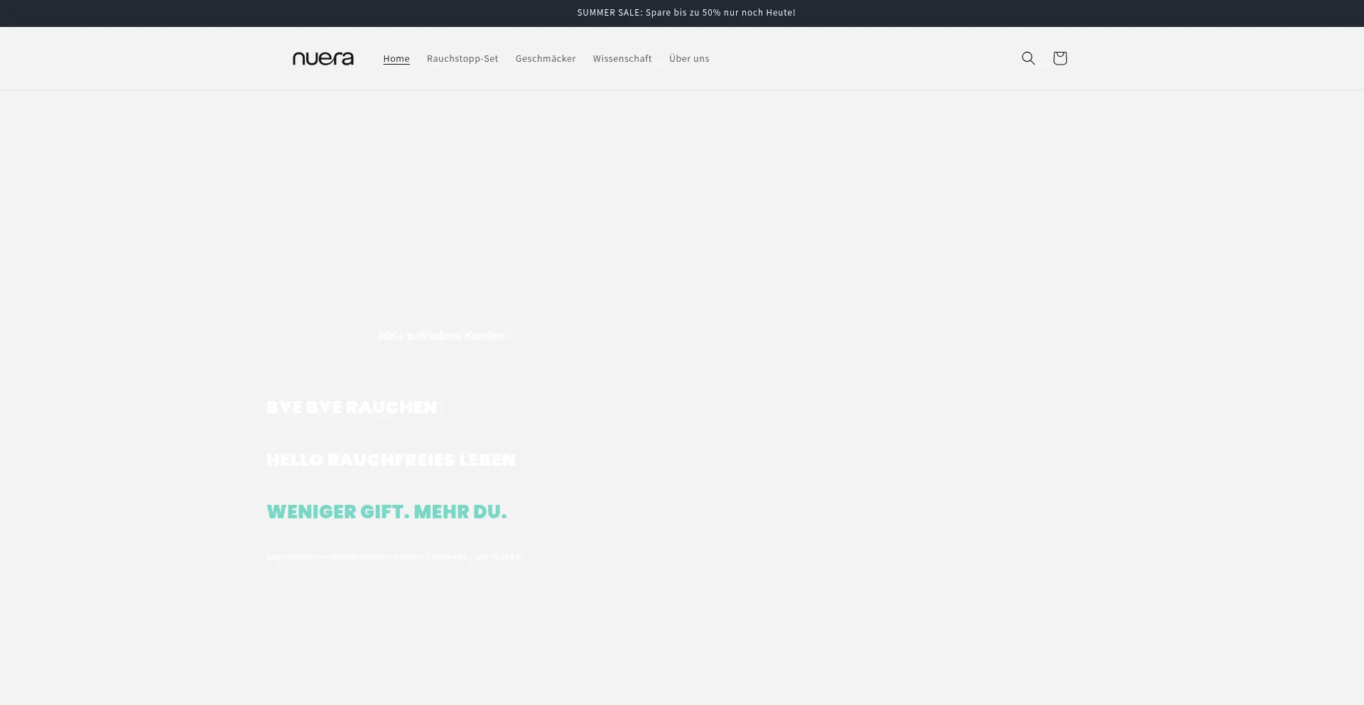 Website screenshot of Mynuera.de