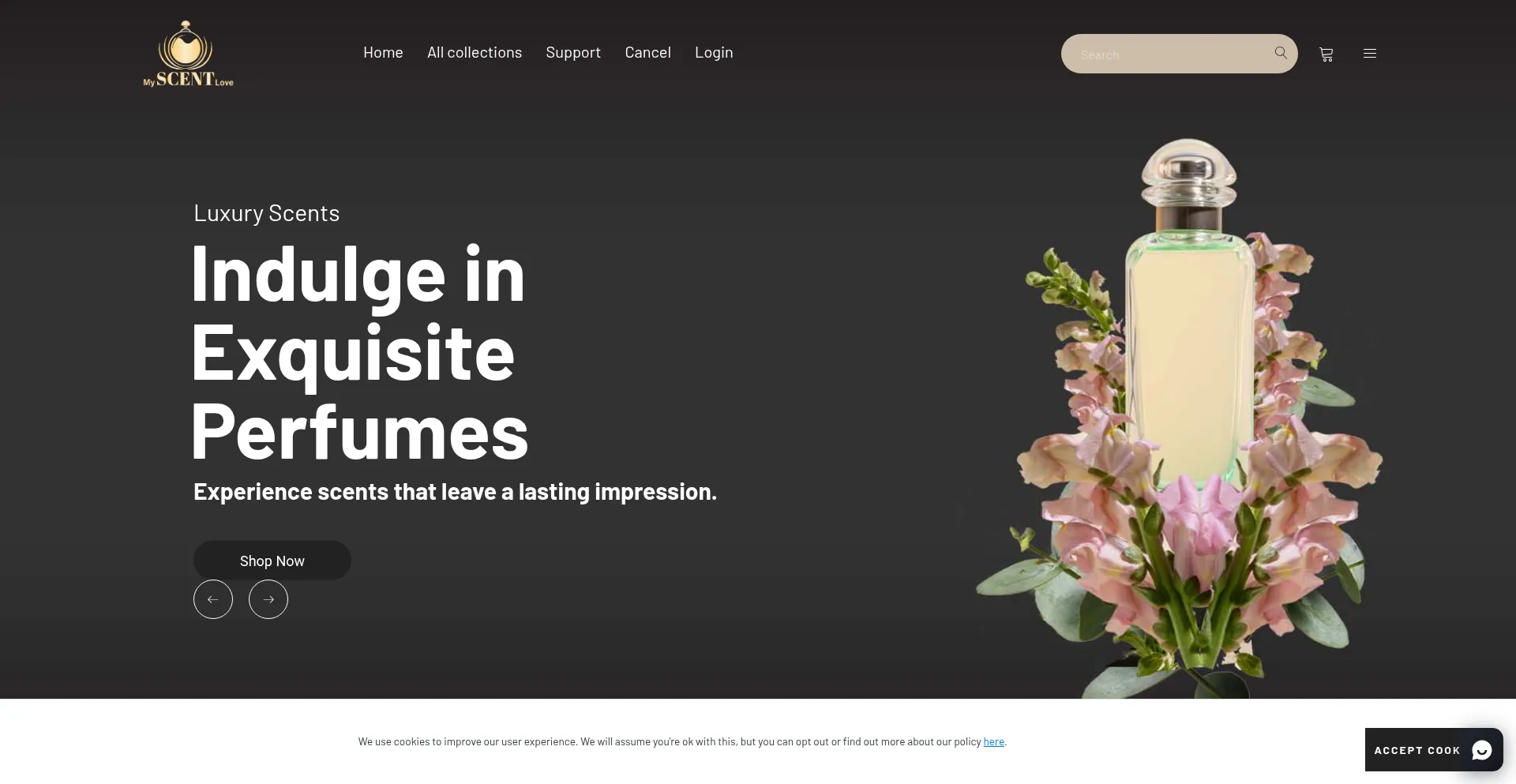 Myscentlove.com Screenshot