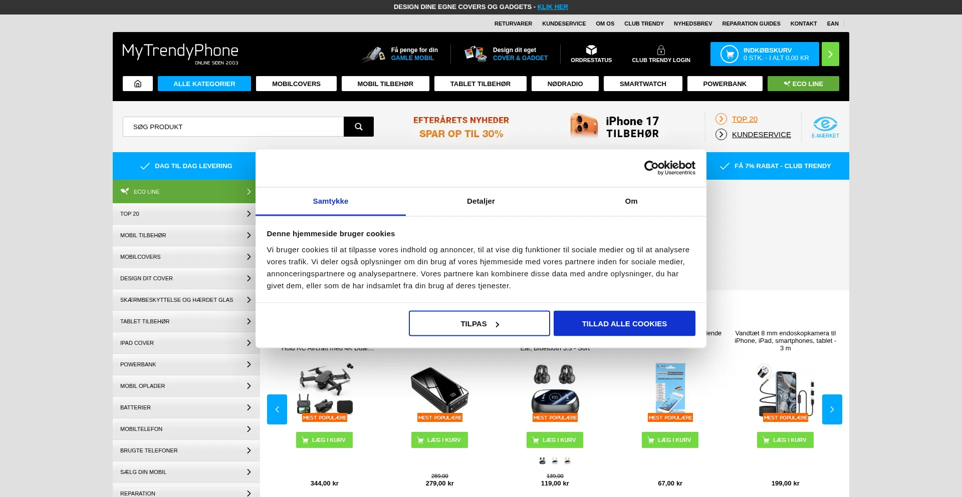 Mytrendyphone.dk é Seguro e Confiável?