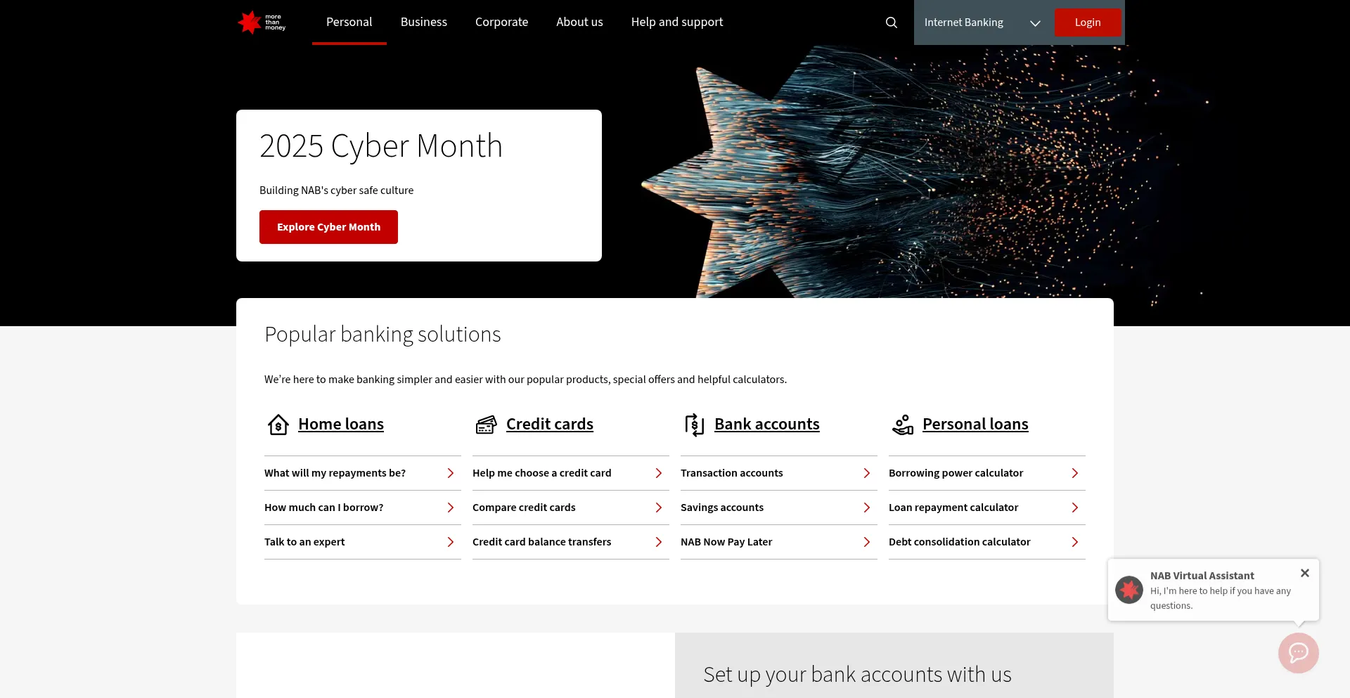 Nab.com.au Screenshot