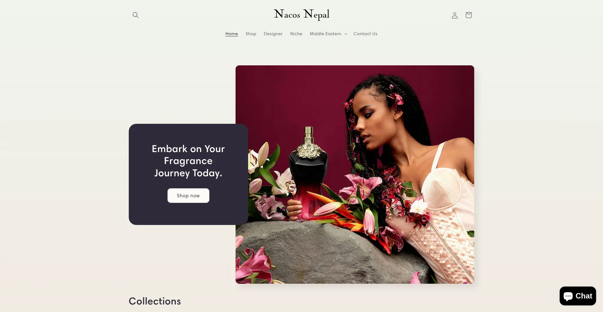 Website screenshot of Nacosofficial.com