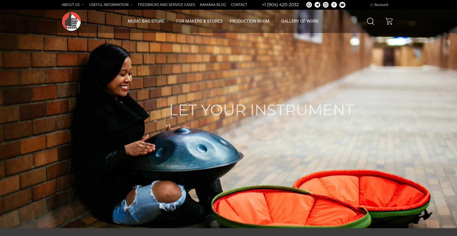 Namanabags.com Screenshot