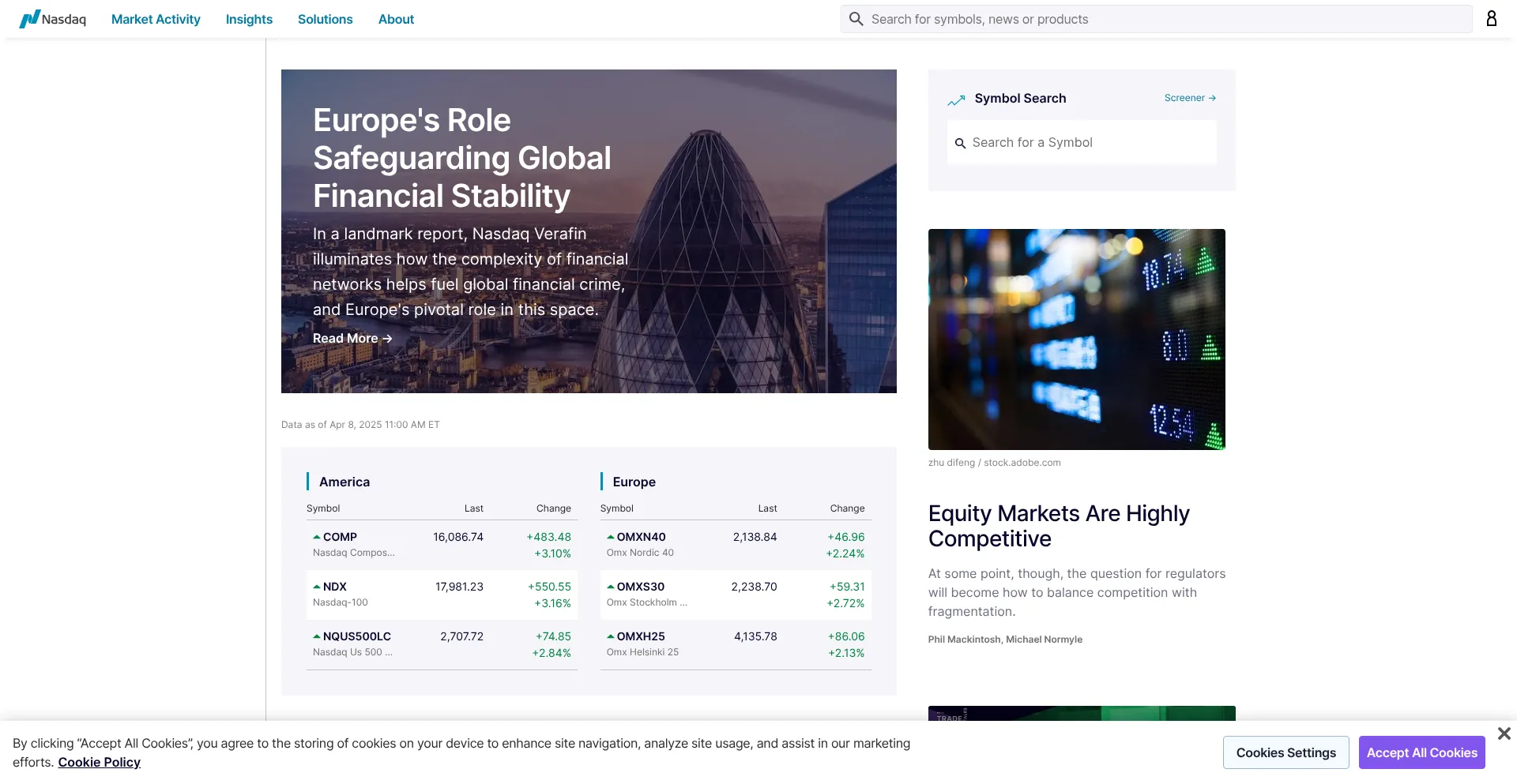 Nasdaq.com é Seguro e Confiável?