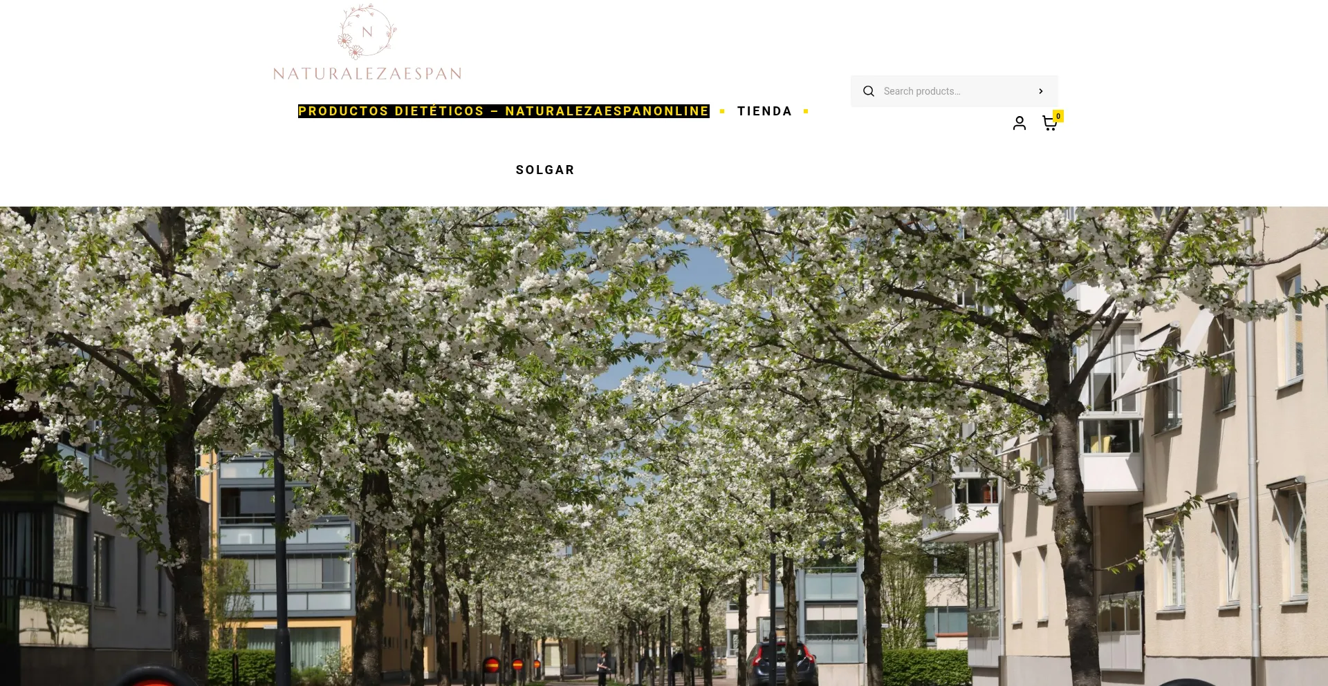 Website screenshot of Naturalezaespan.com