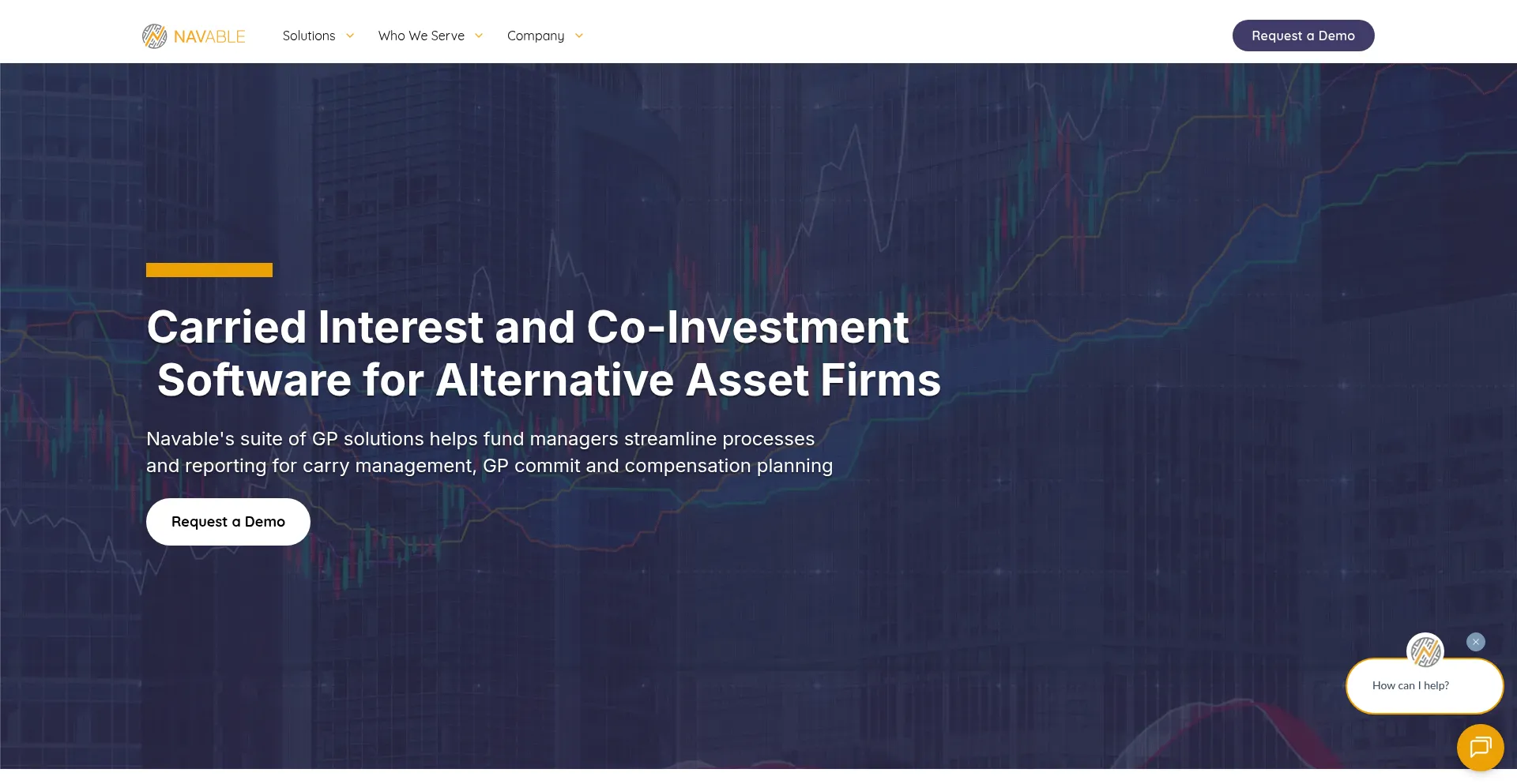 Website screenshot of Navable.com