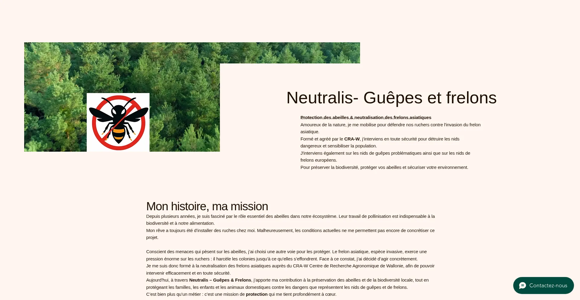 Neutralis-guepes-frelons.be Screenshot