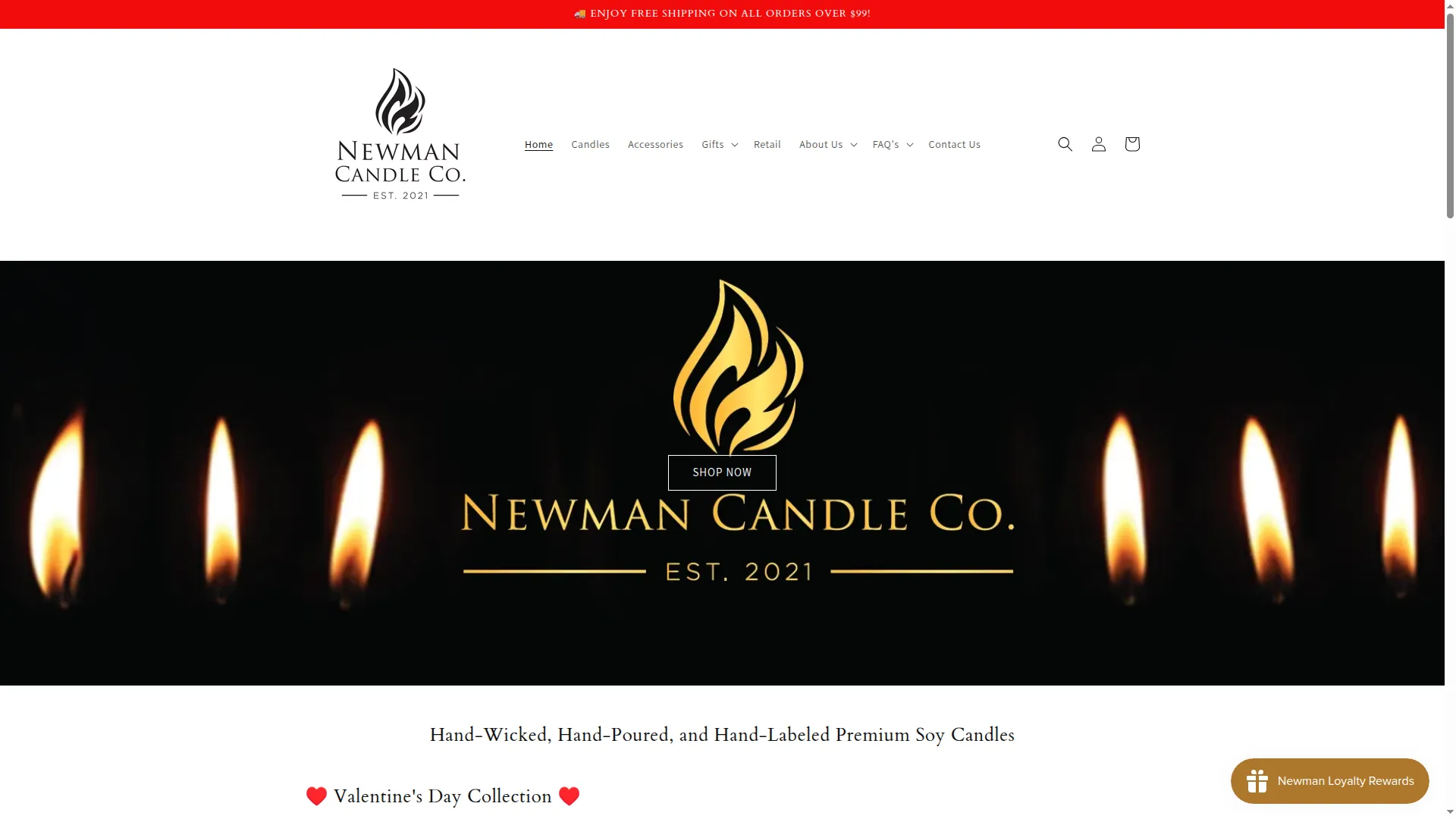 Newmancandleco.com