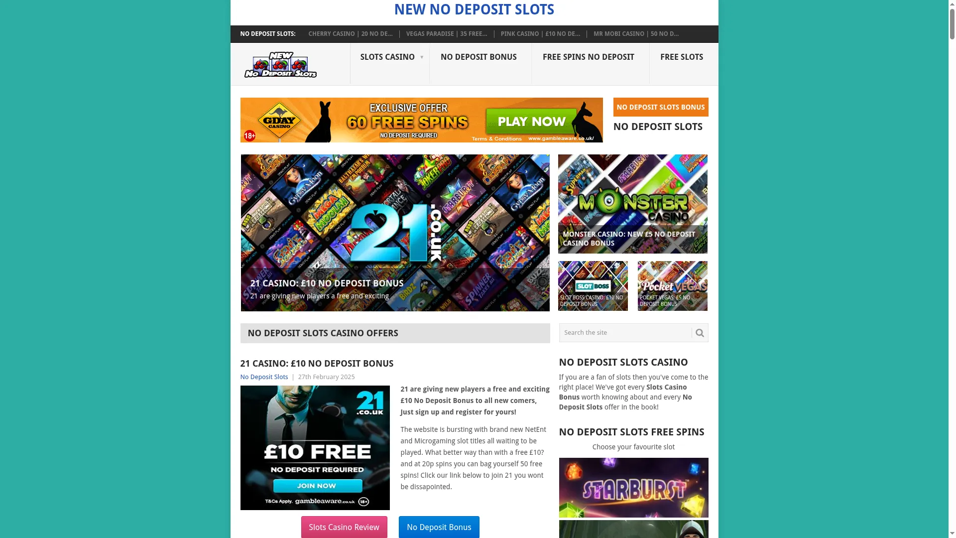 Newnodepositslots.com