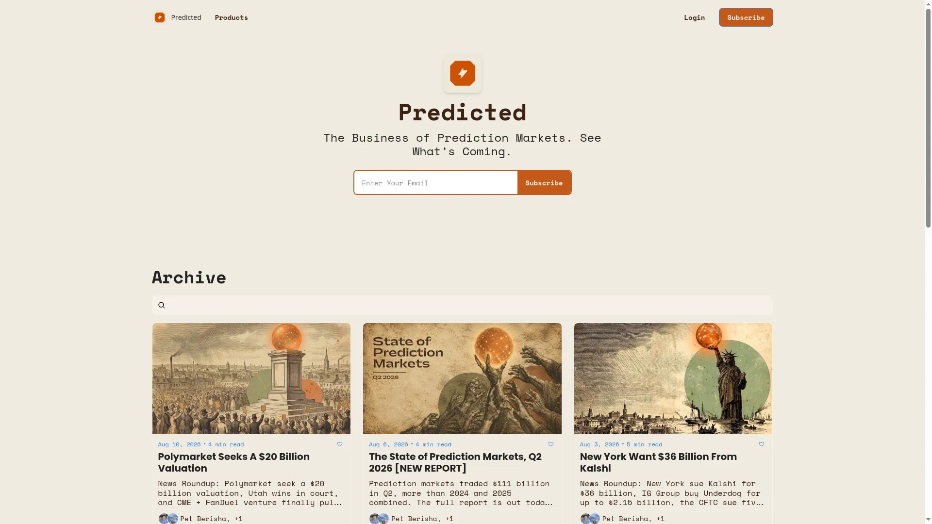 Newsletter.predicted.co