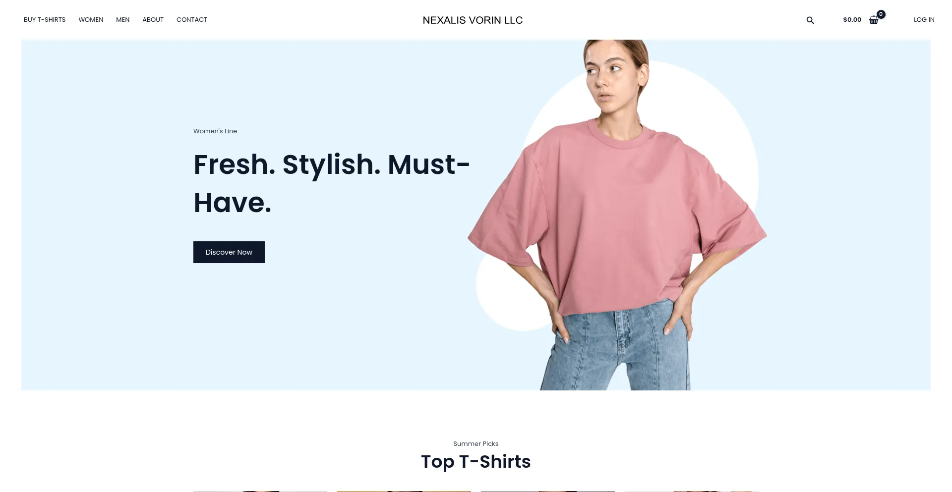 Nexalisvorin.com Screenshot