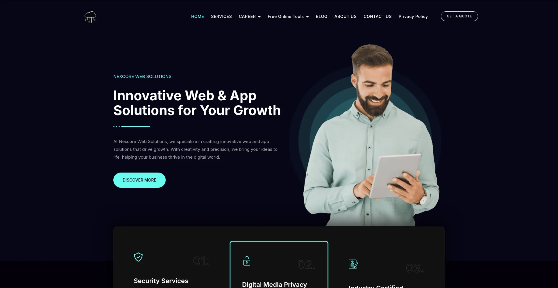 Nexcorewebsolutions.com